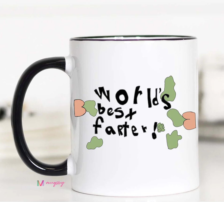 World's Best Farter (Art by a 7 yr old, lol) Mug