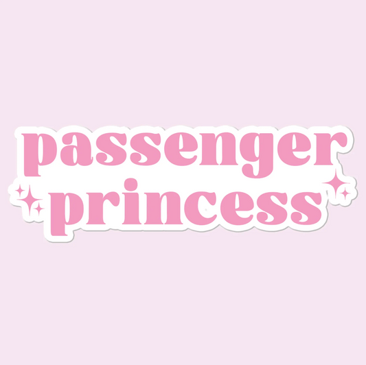 Passenger Princess Sticker Car Decal