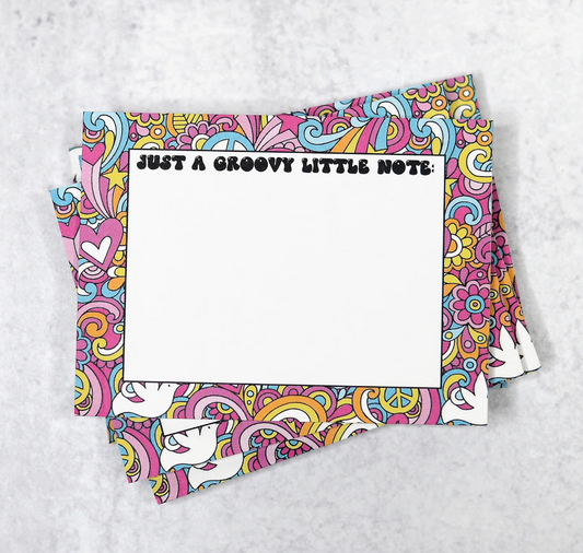 Just a Groovy Little Note Sticky Notes