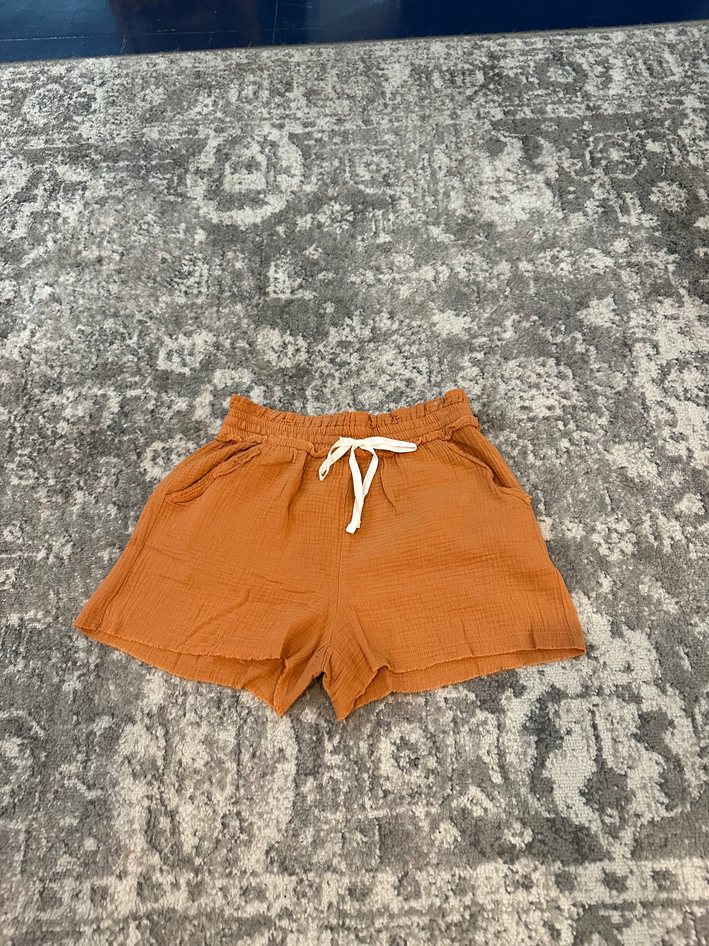 Taras' Cotton Drawstring Shorts