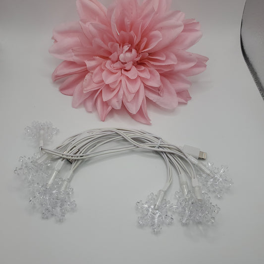 Snowflake Light Up Phone Charger
