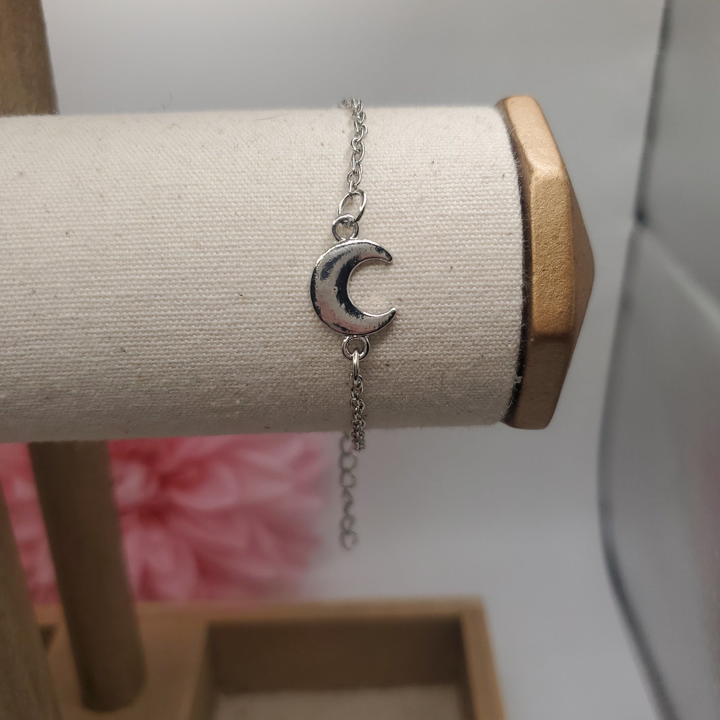 Silver Moon Bracelet
