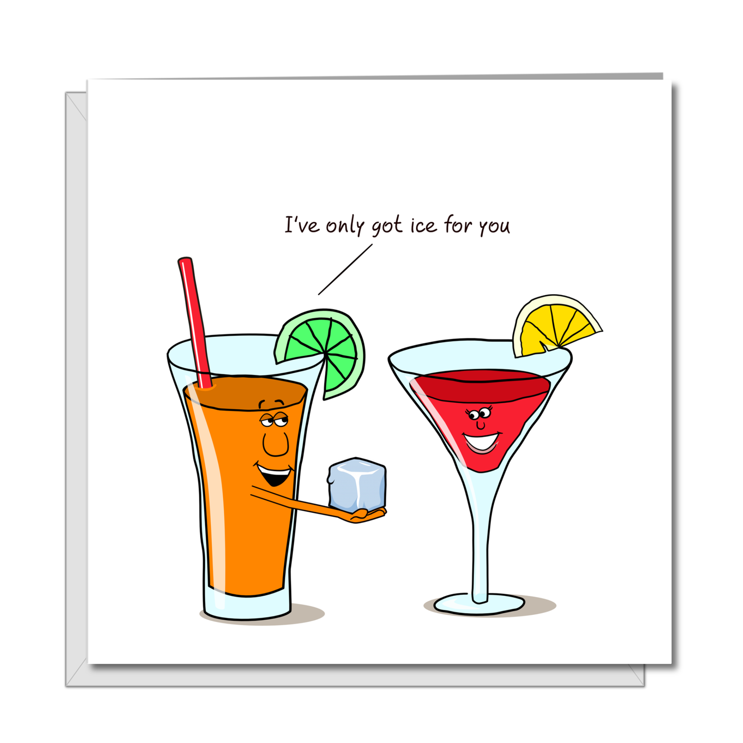Funny Card for Wife, Girlfriend, Fiance - Only Ice for You