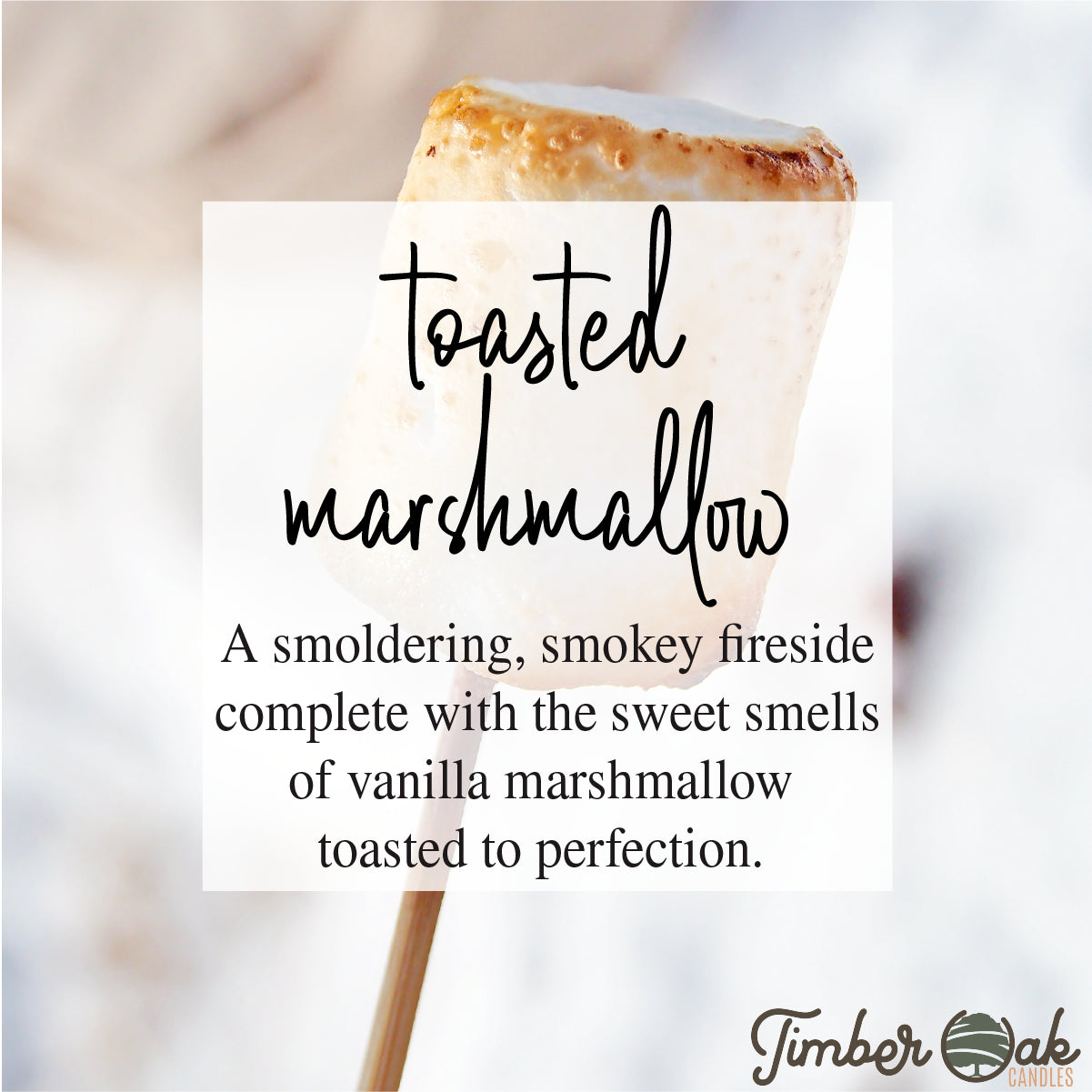 Toasted Marshmallow 16oz. Masaon Jar Soy Candle