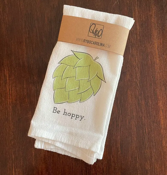 "Be Hoppy" IPA Tea Towel