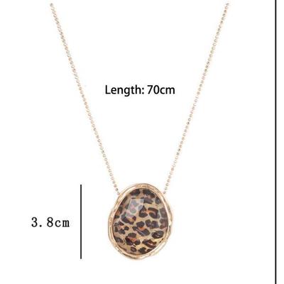 Leopard Gem Necklace