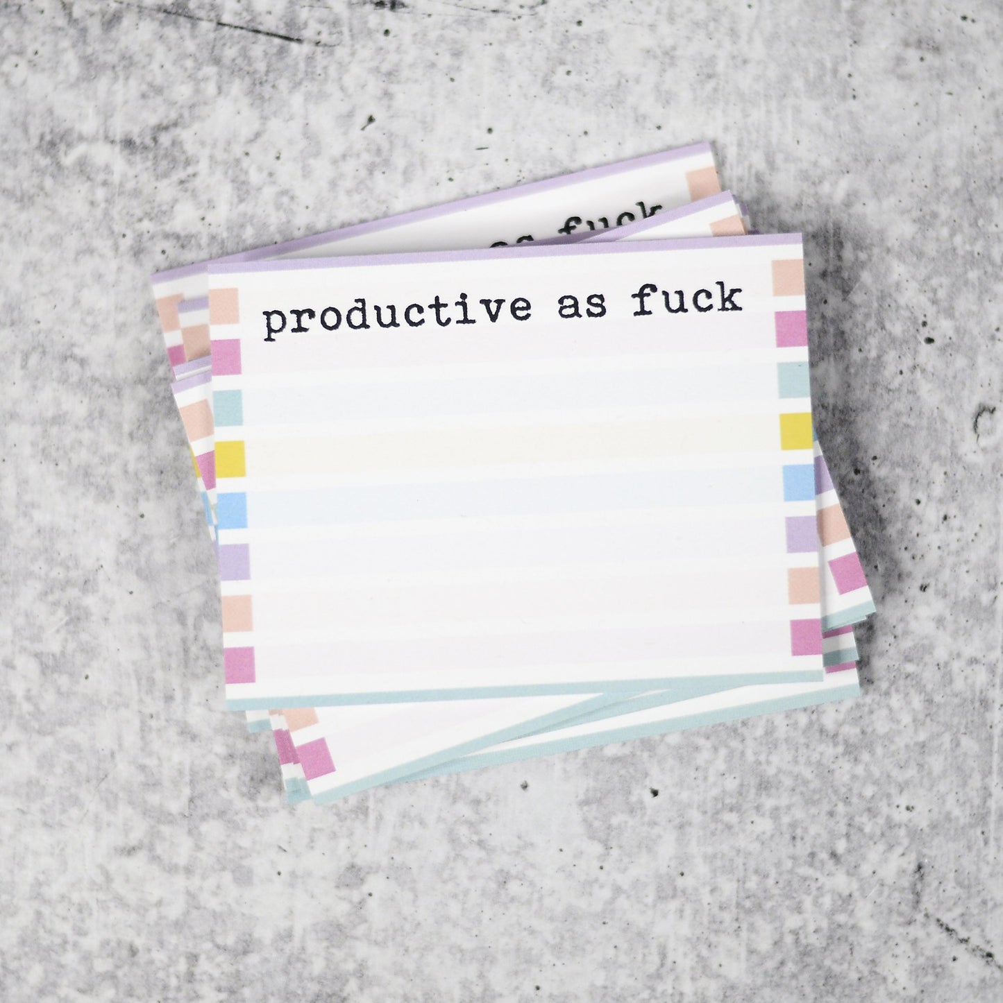 Productive As Fuck Sticky Notepad
